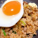 食欲そそる！ねばねばキムチ納豆チャーハン